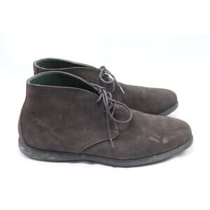 Fibonacci Derby Chukka Boots Mens Size 11.5 M Chocolate Brown Suede Desert